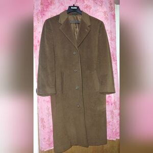 Sean John Mens Brown Wool Coat 42R
